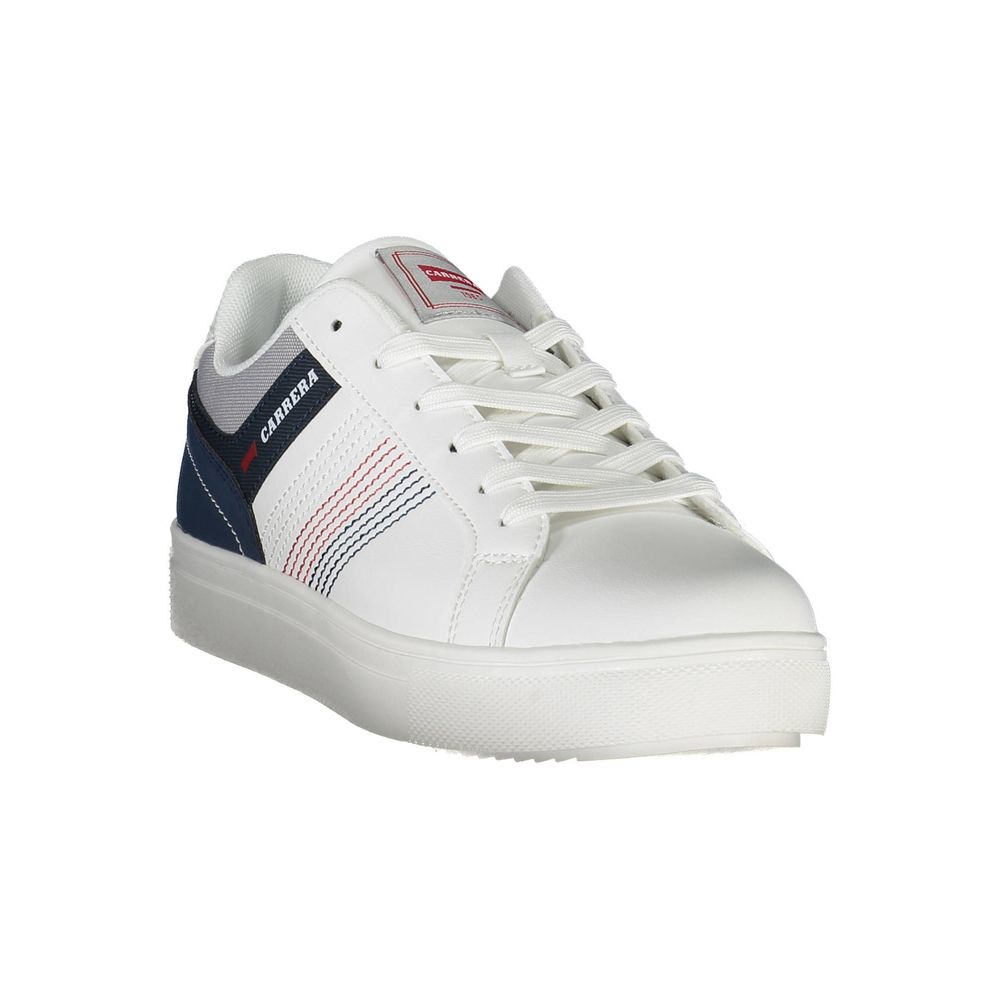 Carrera Weißes Eco Leder Herren Sneaker