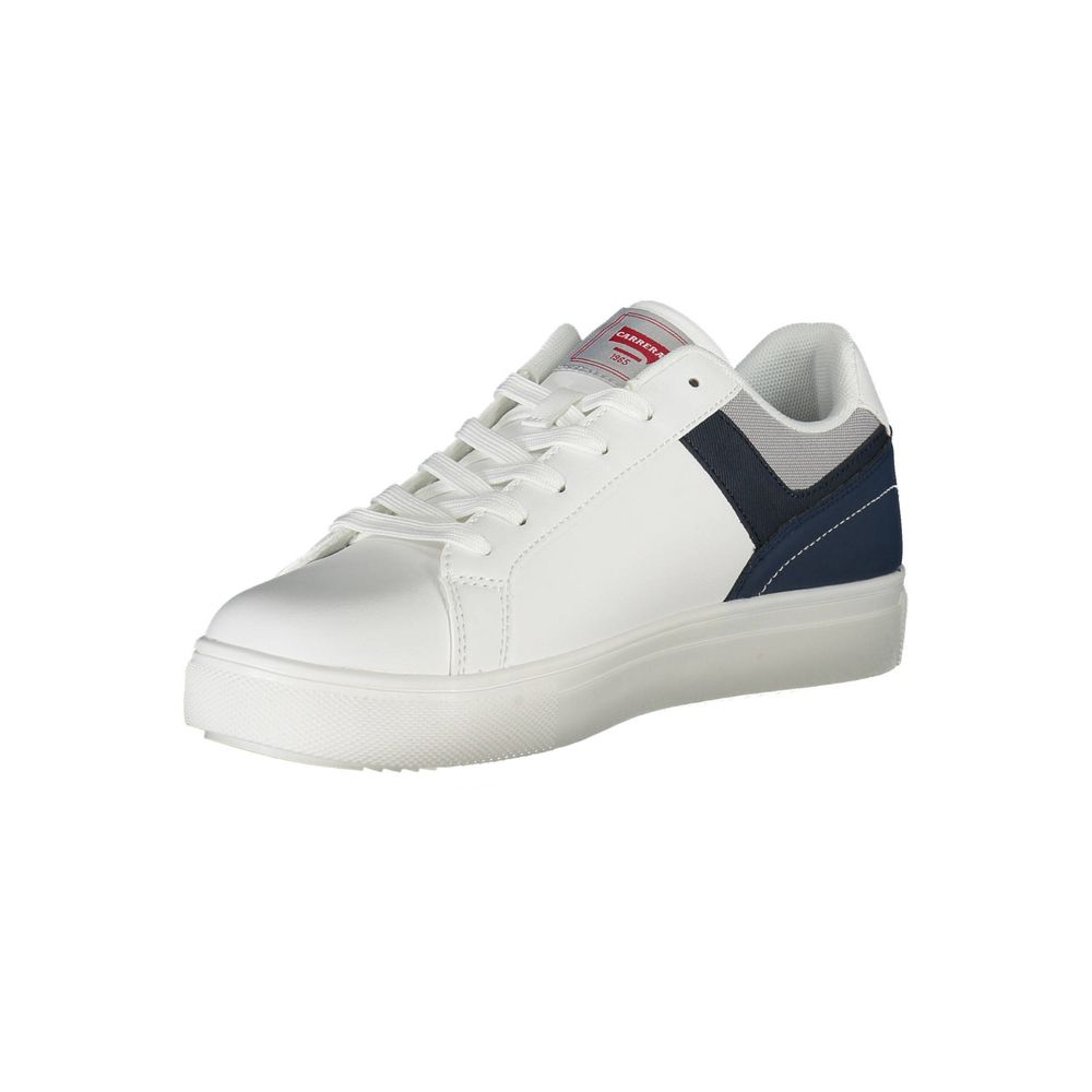 Carrera Weißes Eco Leder Herren Sneaker