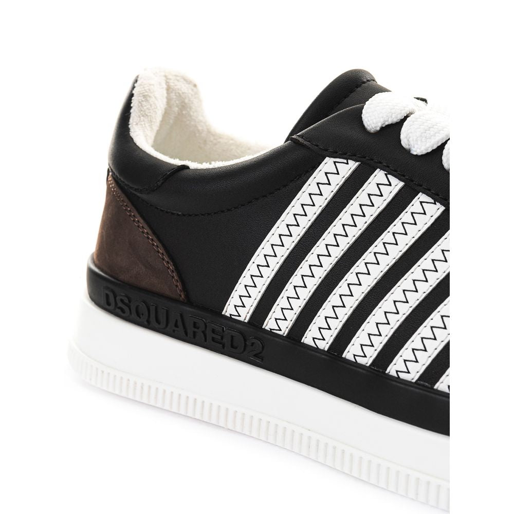 Dsquared² Schwarzer Leder-Sneaker