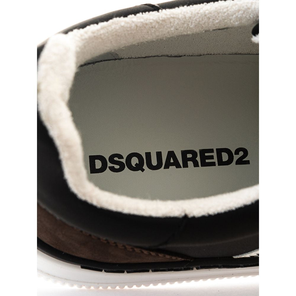 Dsquared² Schwarzer Leder-Sneaker