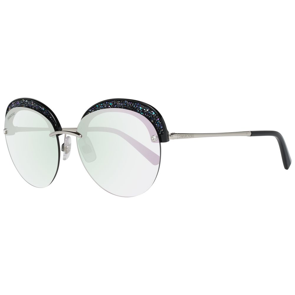 Swarovski Silberne Frauen-Sonnenbrille