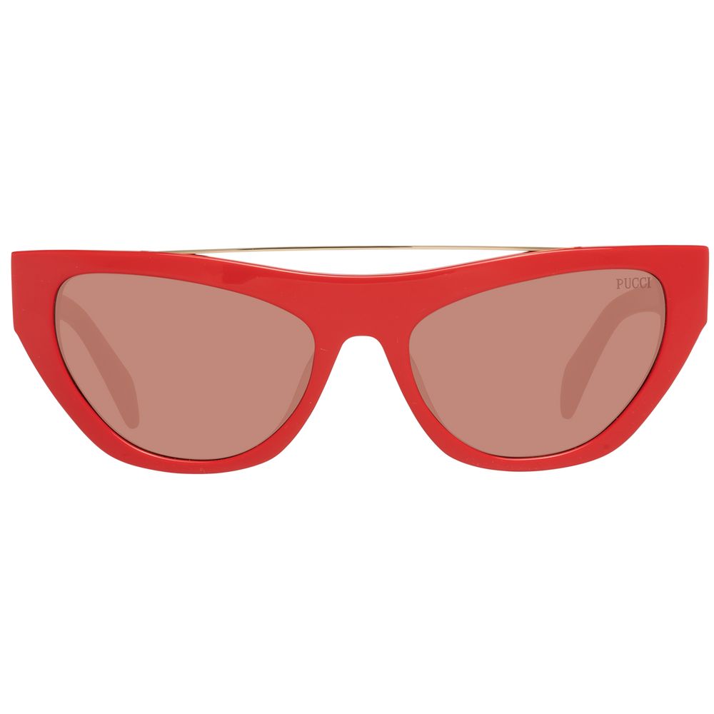 Emilio Pucci Rote Frauen-Sonnenbrille