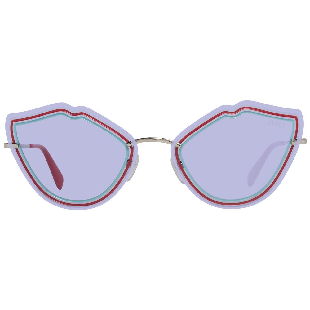 Emilio Pucci Silberne Frauen-Sonnenbrille