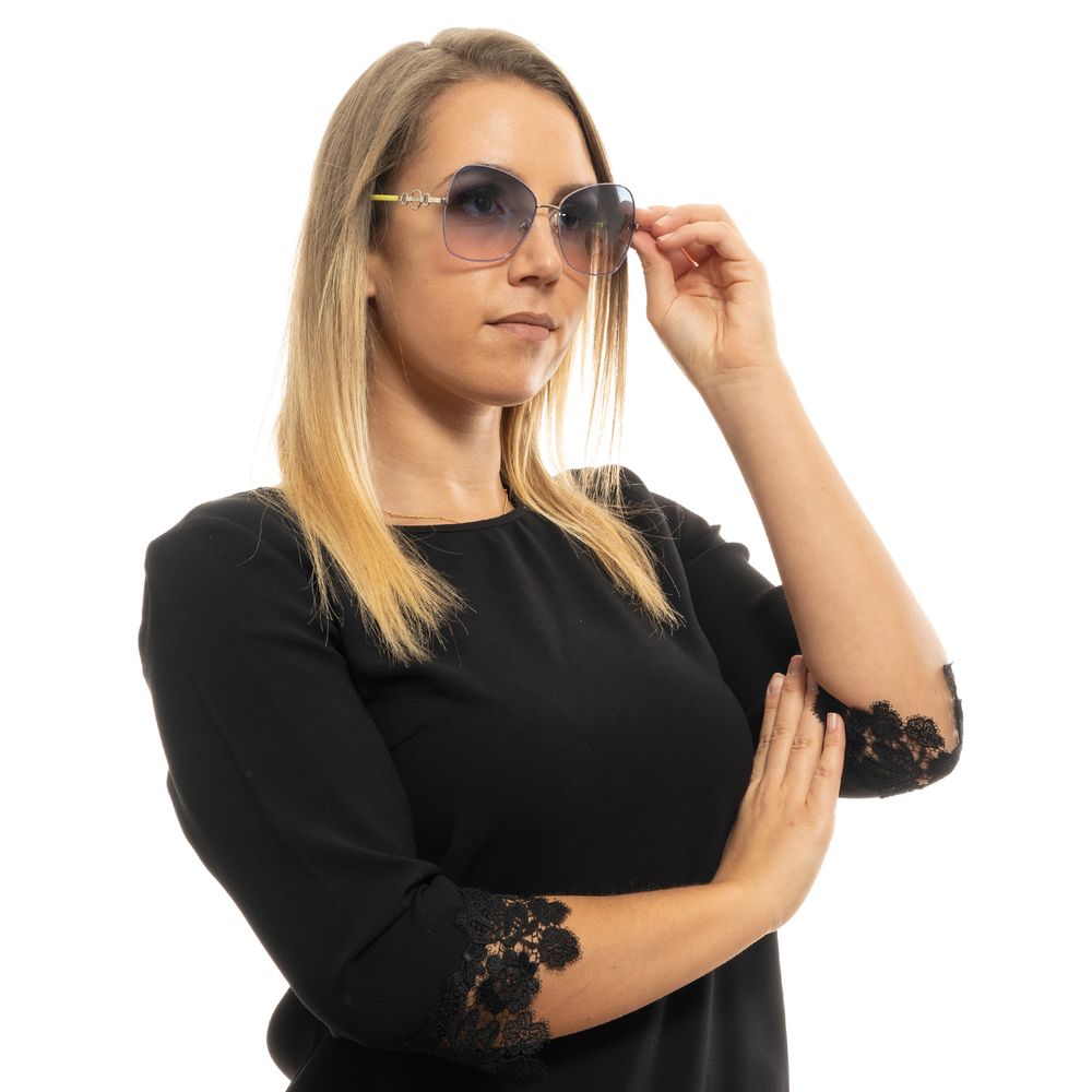 Emilio Pucci Silberne Frauen-Sonnenbrille