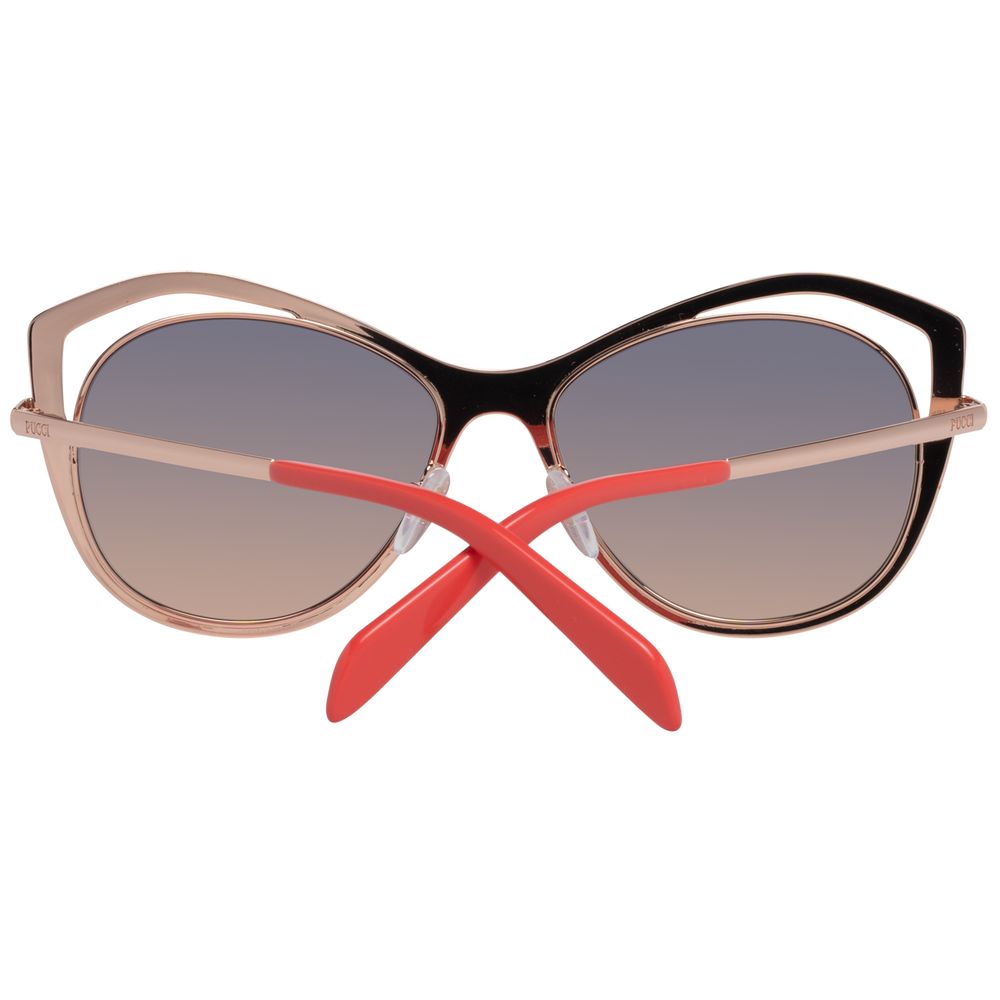 Emilio Pucci Rose Gold Frauen Sonnenbrille