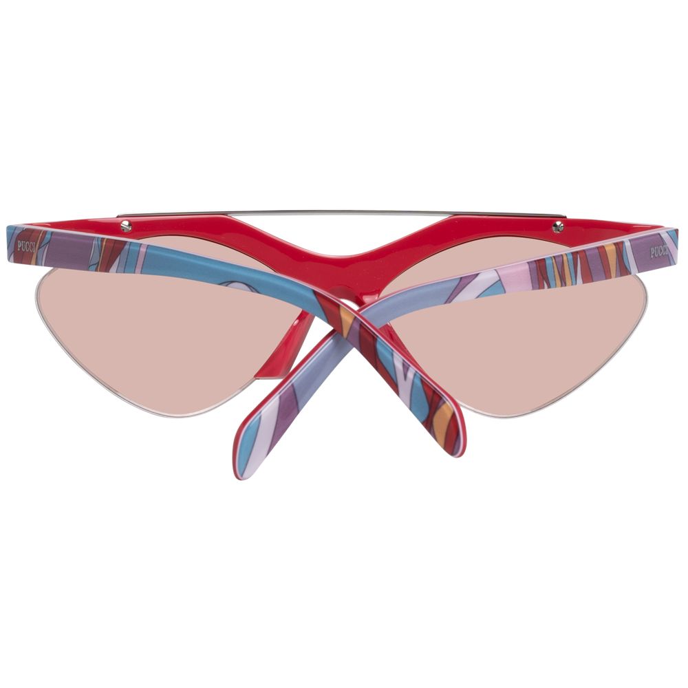 Emilio Pucci Rote Frauen-Sonnenbrille