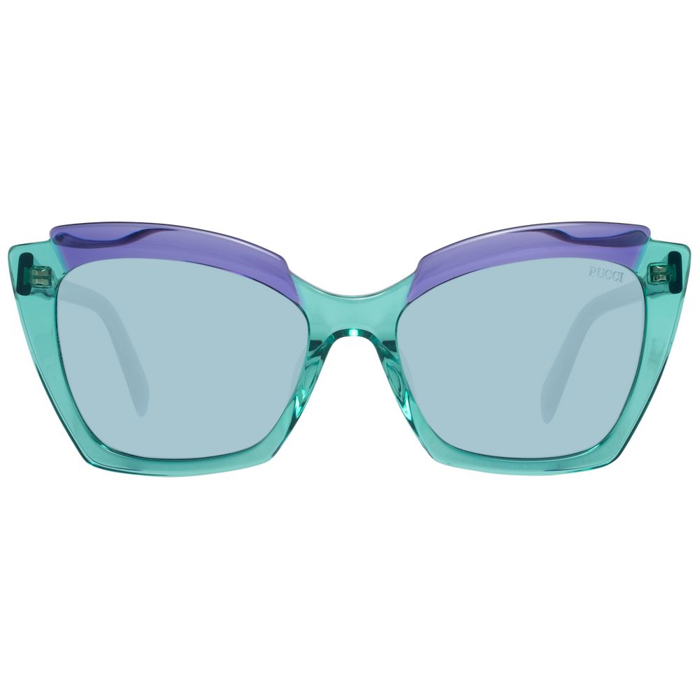 Emilio Pucci Grüne Frauen-Sonnenbrille