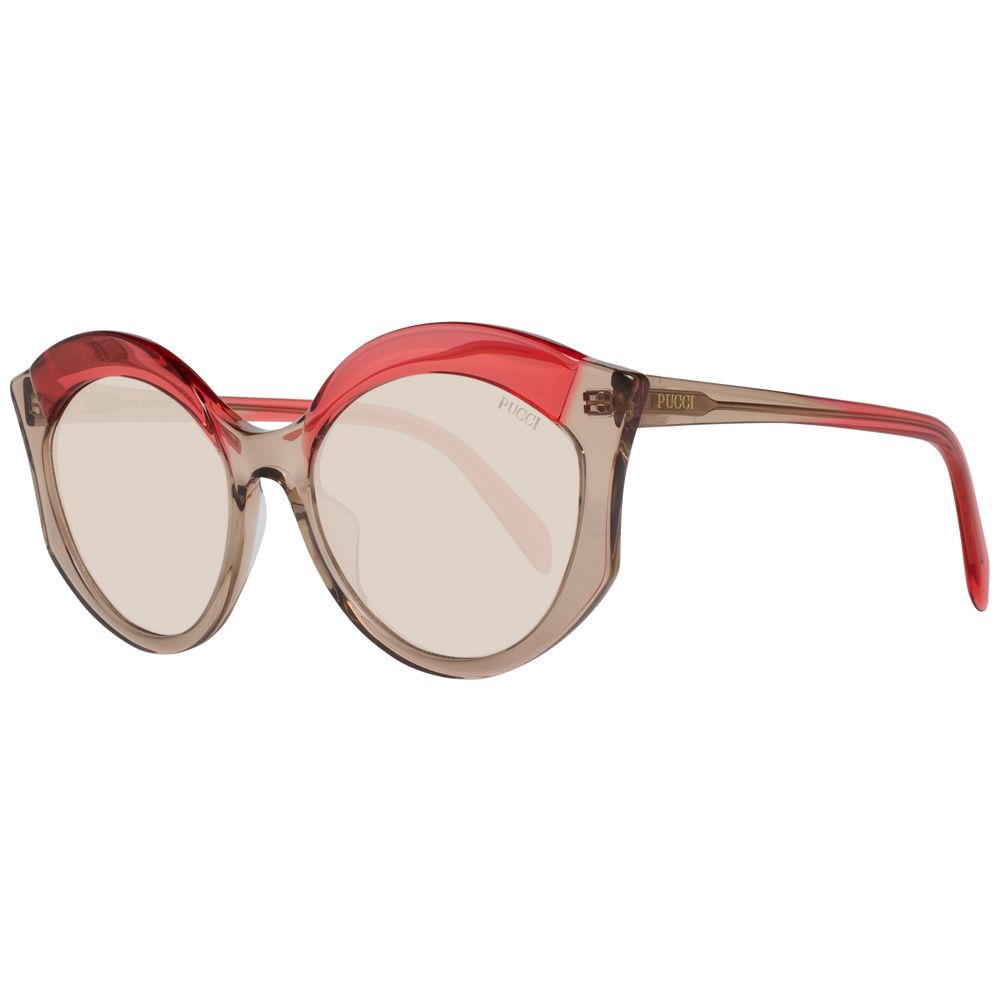 Emilio Pucci Braune Frauen Sonnenbrille