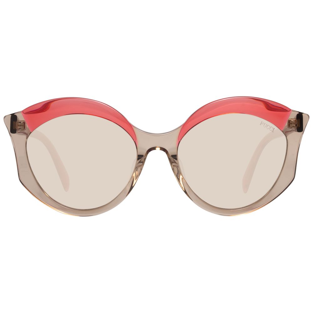 Emilio Pucci Braune Frauen Sonnenbrille