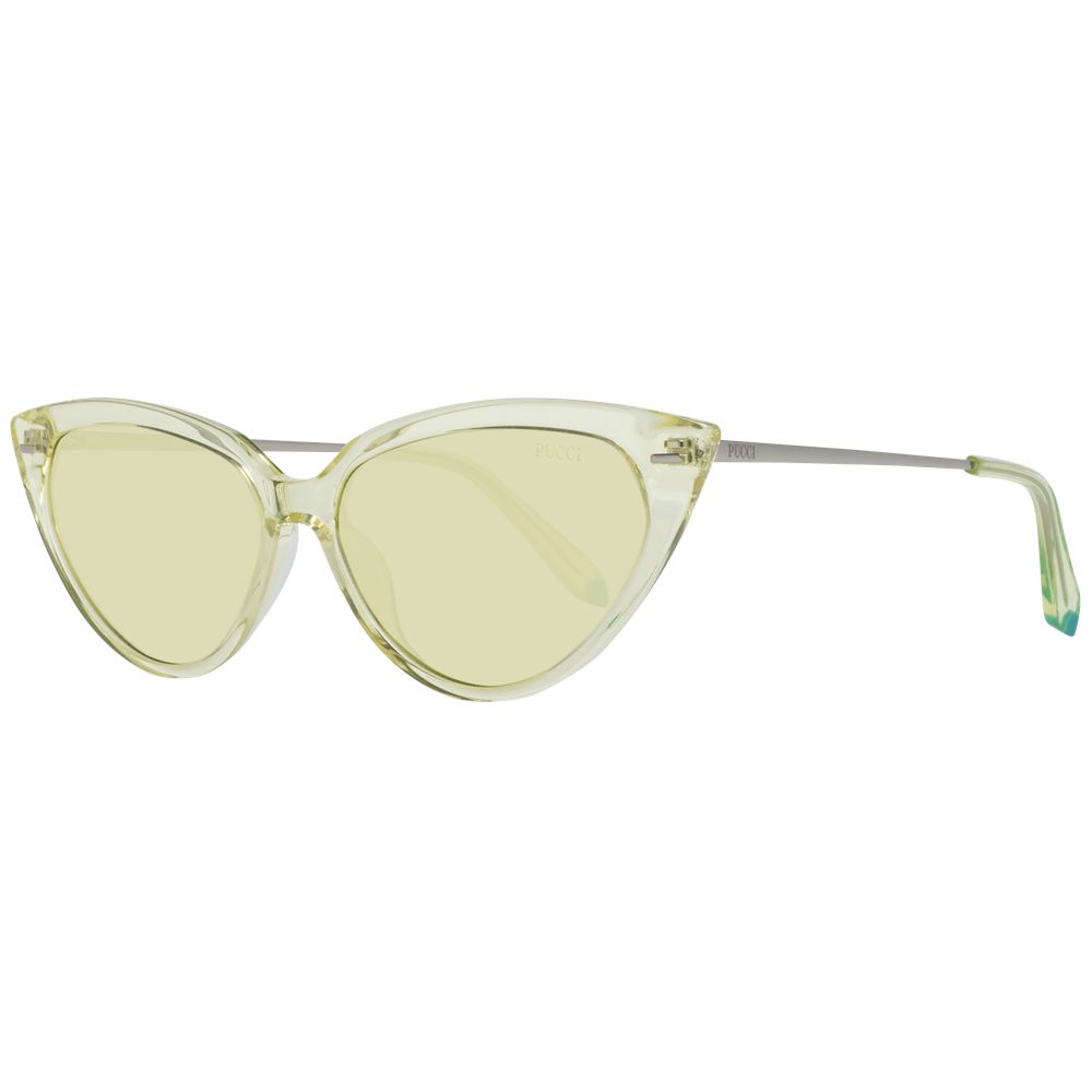 Emilio Pucci Gelbe Frauen-Sonnenbrille