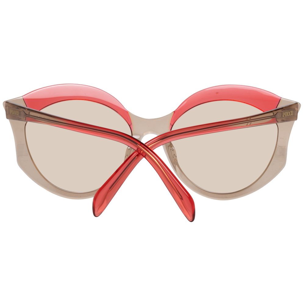 Emilio Pucci Braune Frauen Sonnenbrille