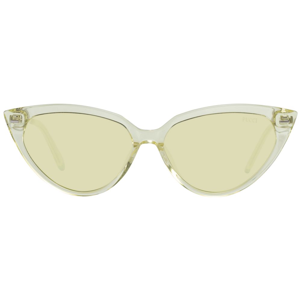 Emilio Pucci Gelbe Frauen-Sonnenbrille