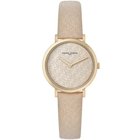 Pierre Cardin Beige Damenuhr