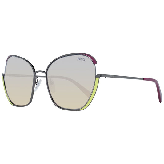 Emilio Pucci Graue Frauen Sonnenbrille