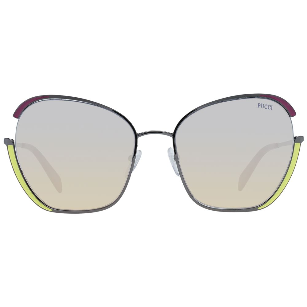 Emilio Pucci Graue Frauen Sonnenbrille