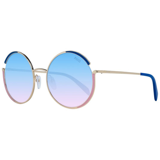 Emilio Pucci Gold Frauen Sonnenbrille