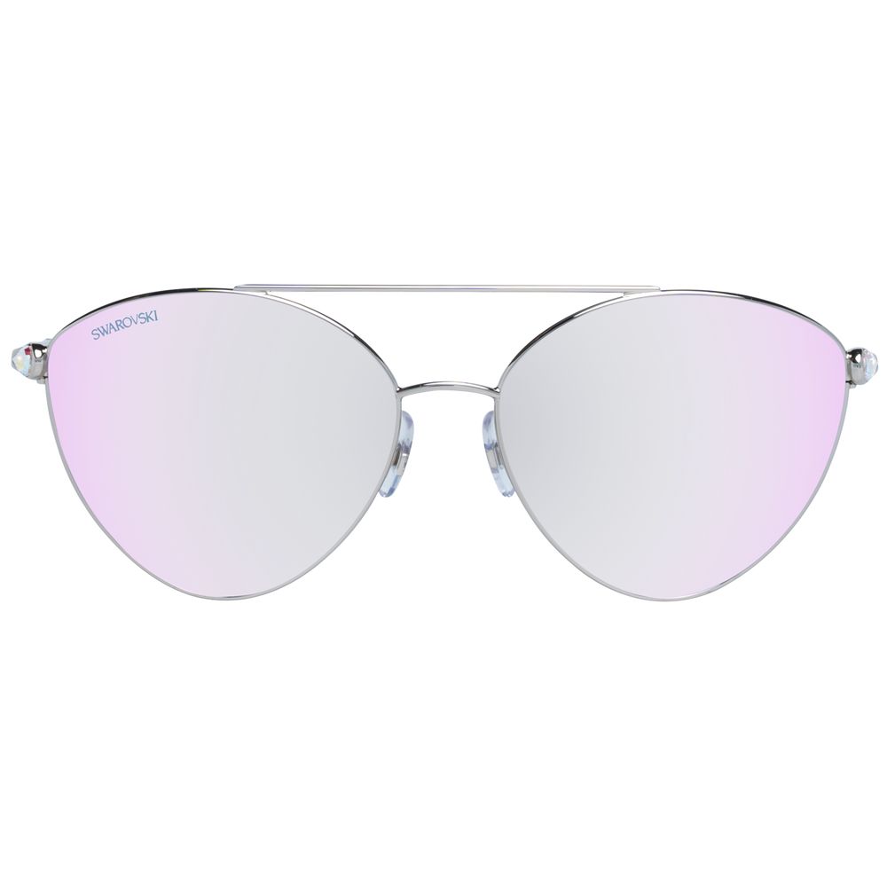 Swarovski Silberne Frauen-Sonnenbrille