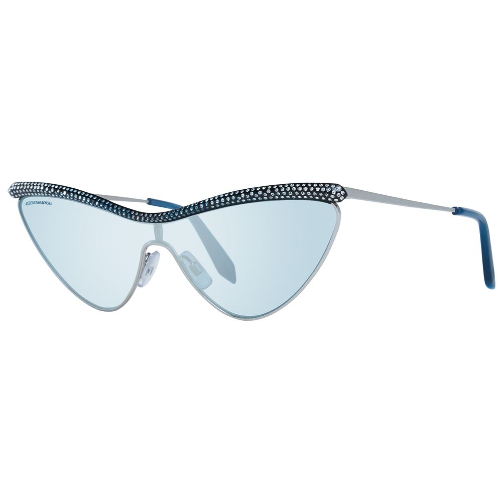 Atelier Swarovski Silberne Frauen-Sonnenbrille