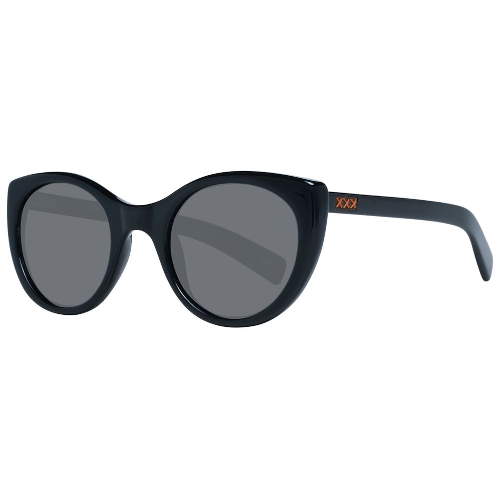 Zegna Couture Schwarze Unisex-Sonnenbrille