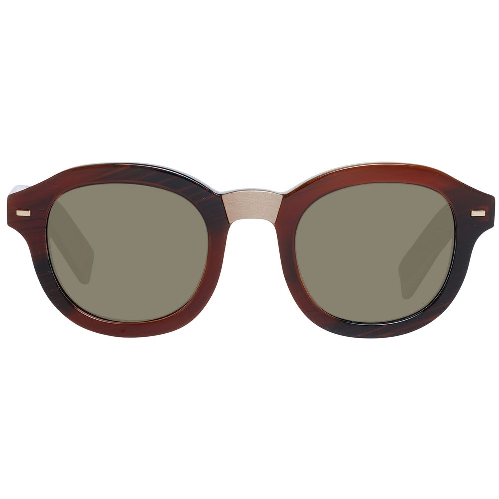 Zegna Couture Braun Herren Sonnenbrille