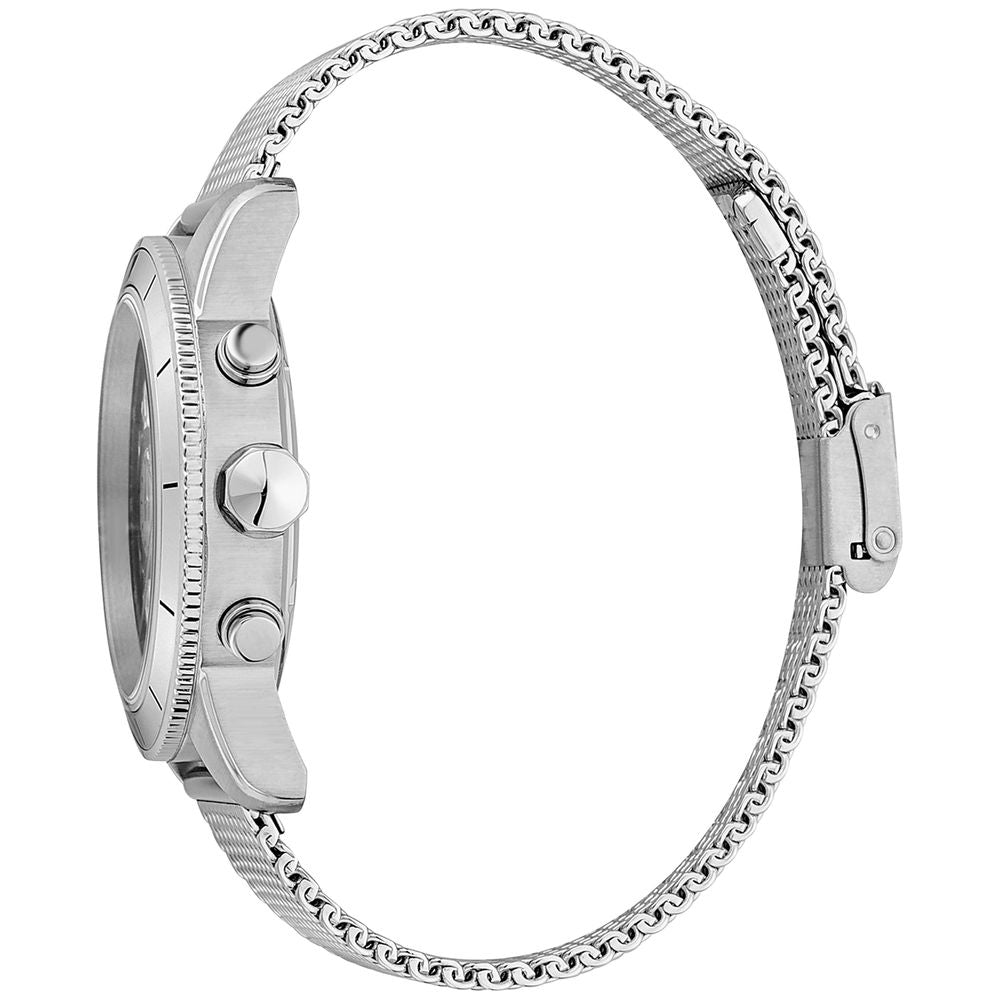 Just Cavalli Silberne Herrenuhr