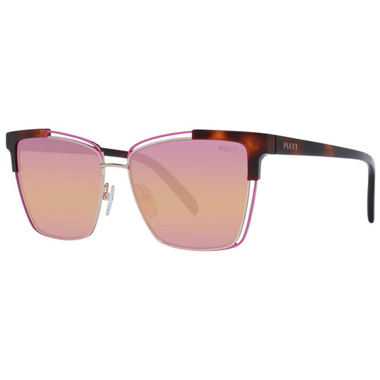 Emilio Pucci Braune Frauen Sonnenbrille