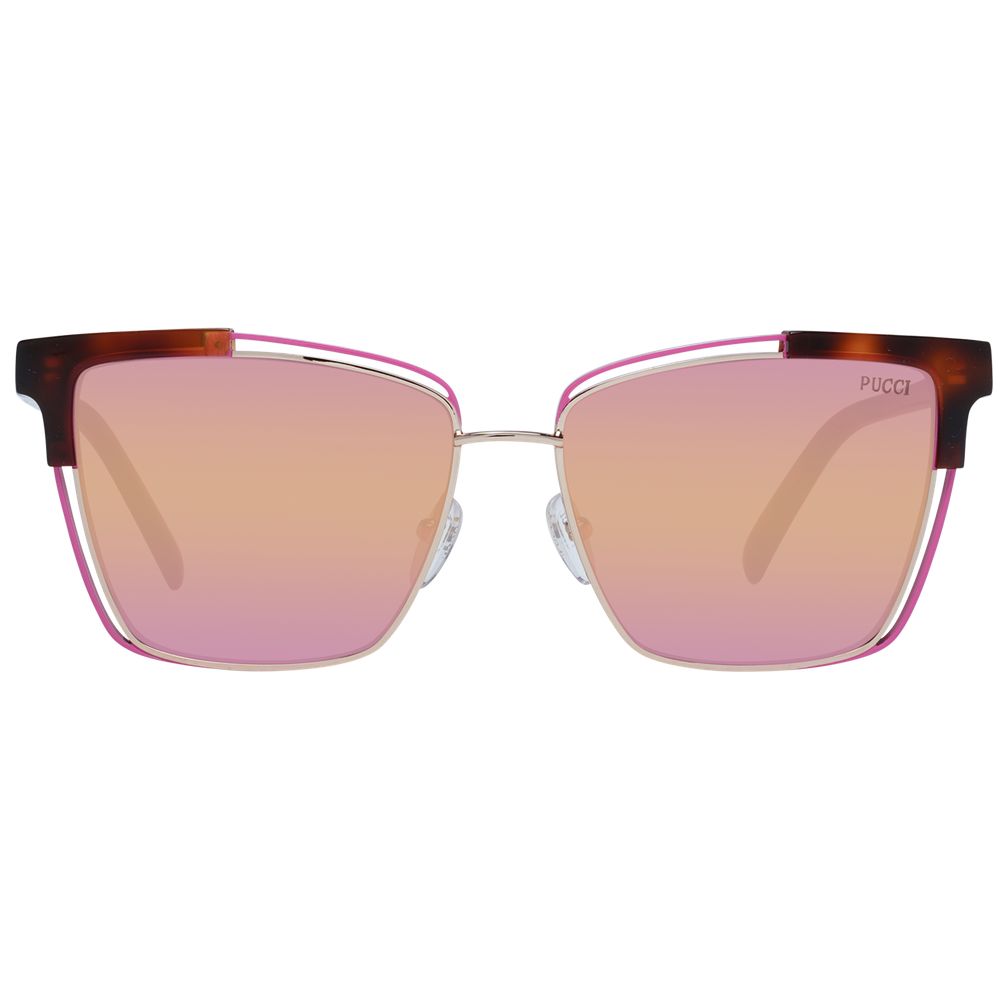 Emilio Pucci Braune Frauen Sonnenbrille