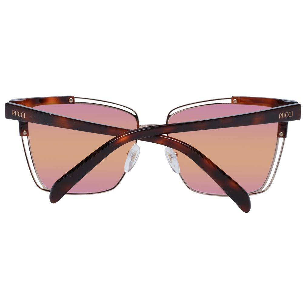 Emilio Pucci Braune Frauen Sonnenbrille