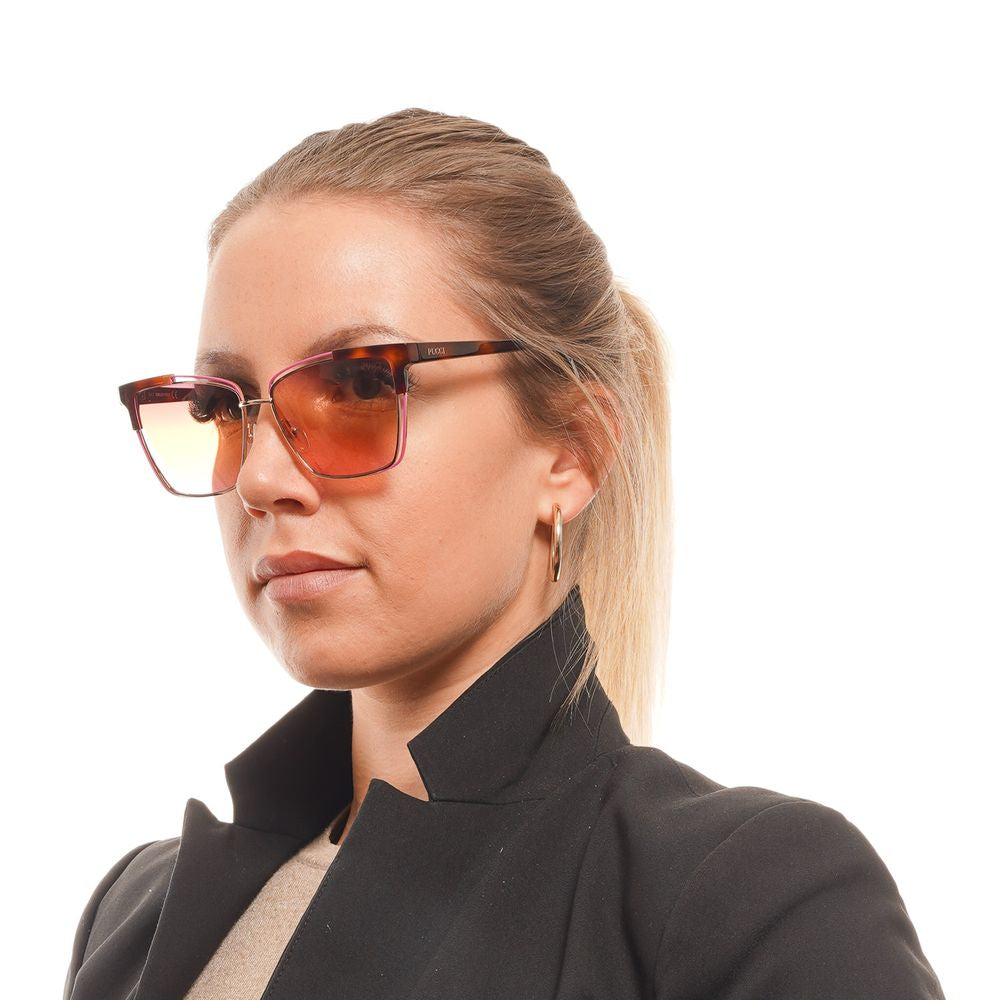 Emilio Pucci Braune Frauen Sonnenbrille