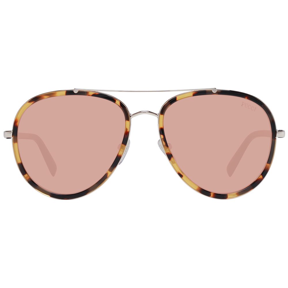 Emilio Pucci Braune Frauen Sonnenbrille