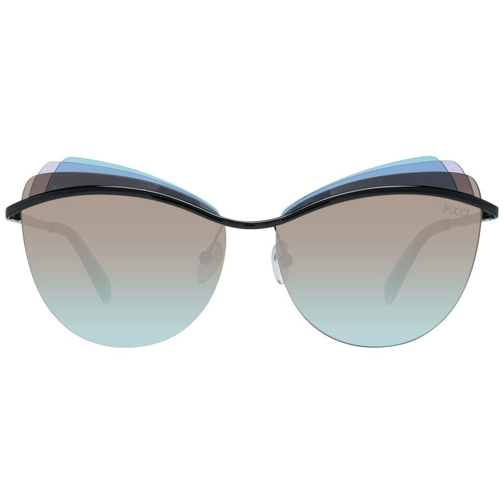 Emilio Pucci Grüne Frauen-Sonnenbrille