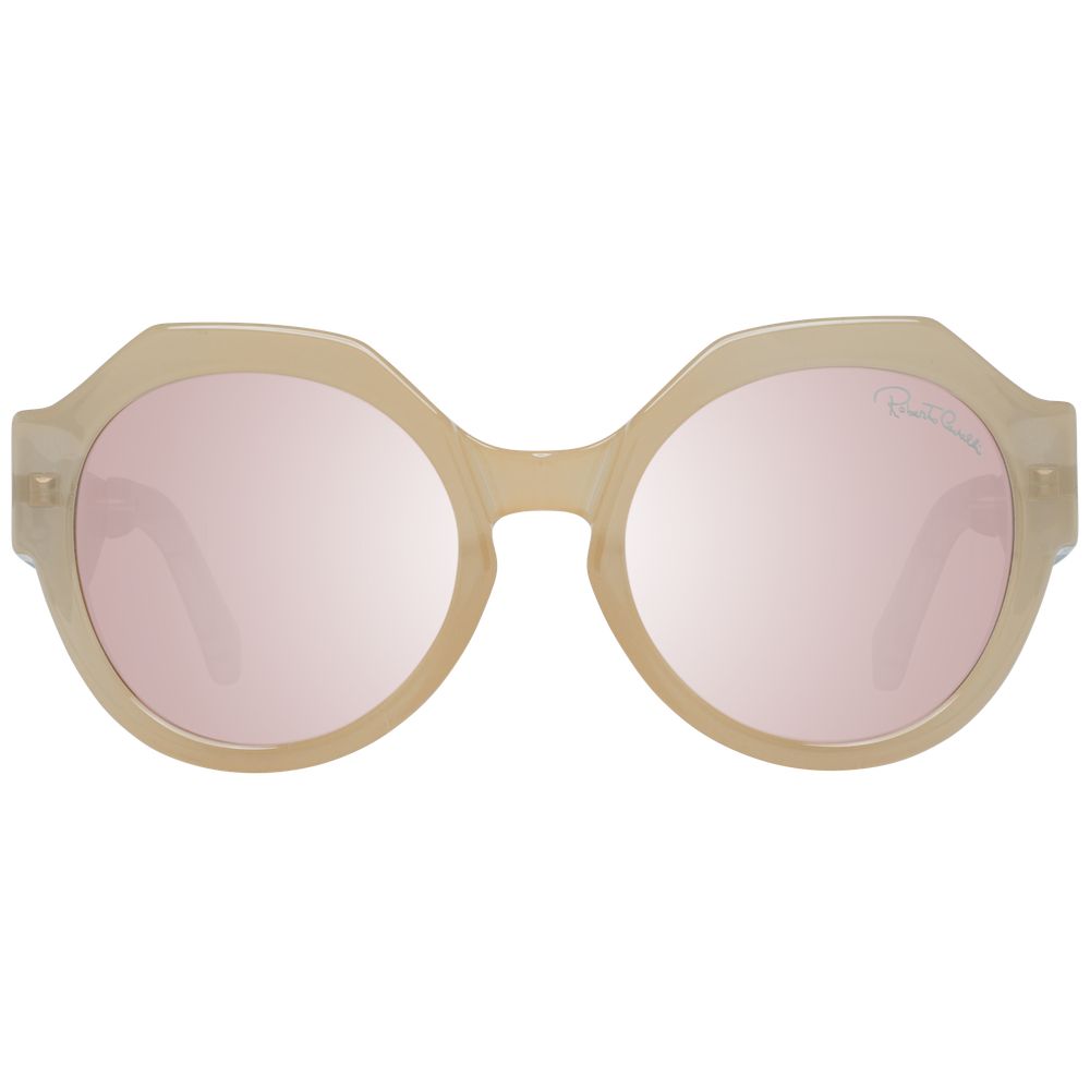 Roberto Cavalli Creme Frauen Sonnenbrille