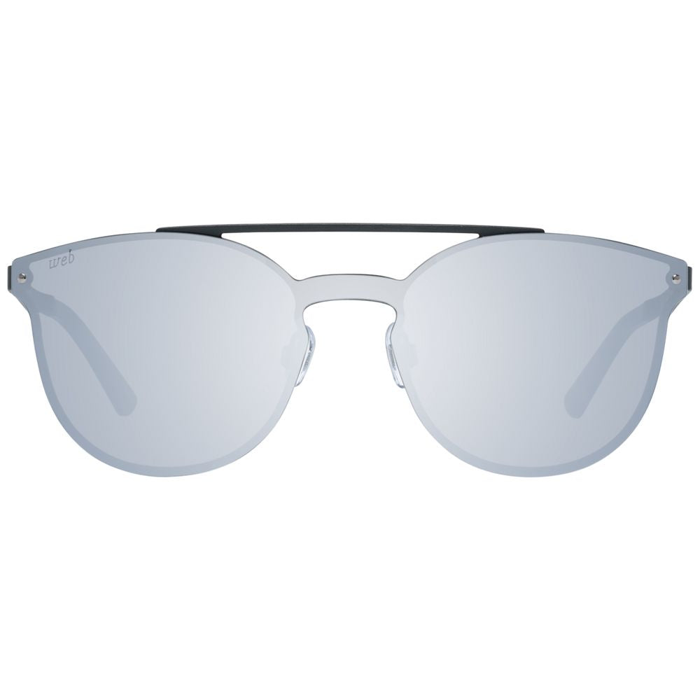 Web Schwarze Unisex-Sonnenbrille