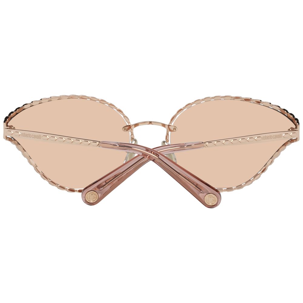 Roberto Cavalli Rose Gold Frauen Sonnenbrille