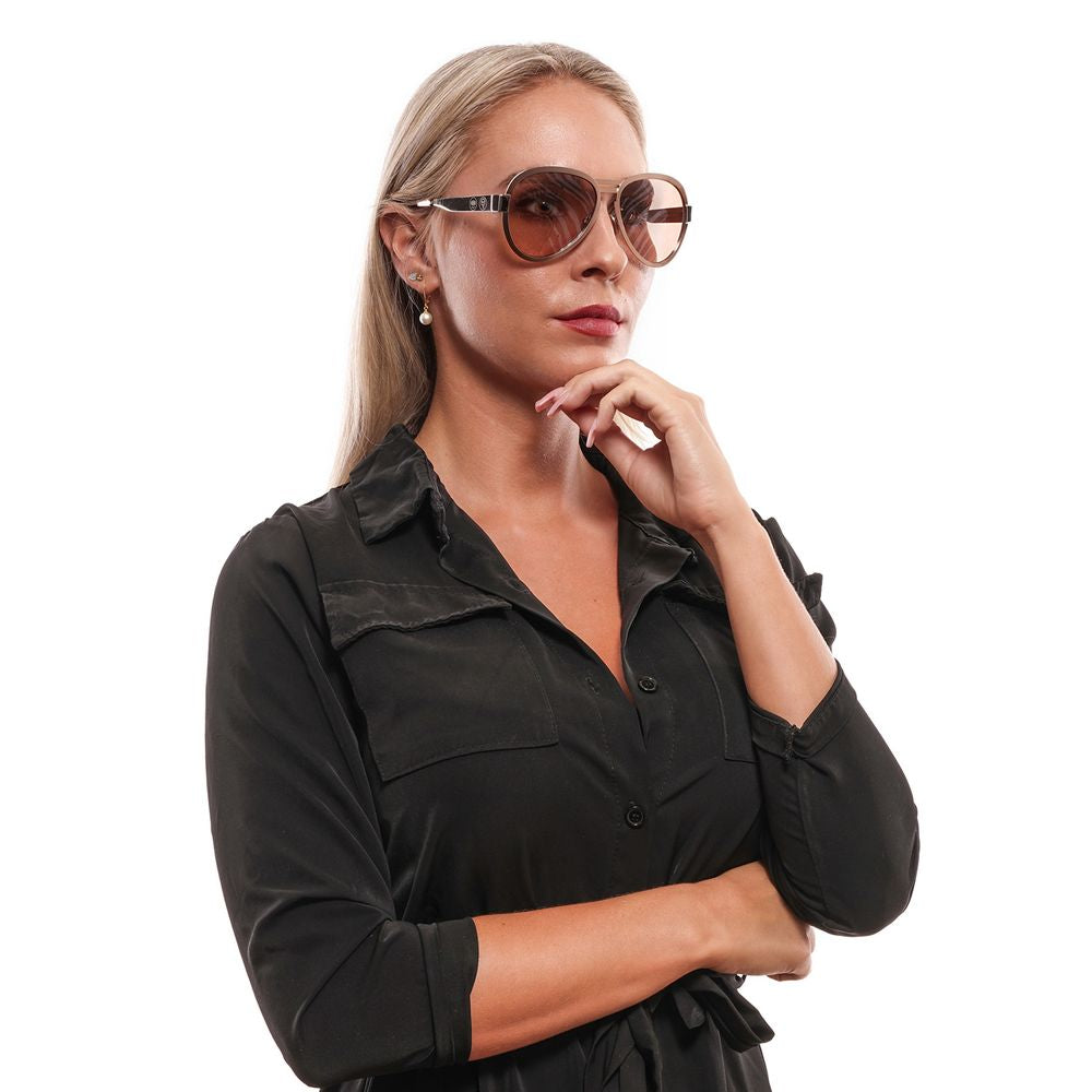 Roberto Cavalli Rose Gold Frauen Sonnenbrille