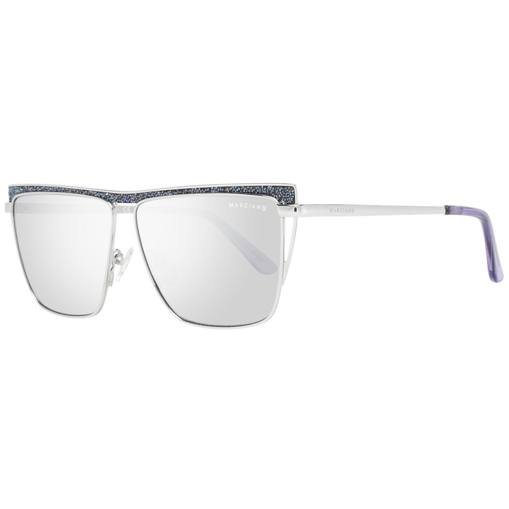 Marciano by Guess Silberne Frauen-Sonnenbrille