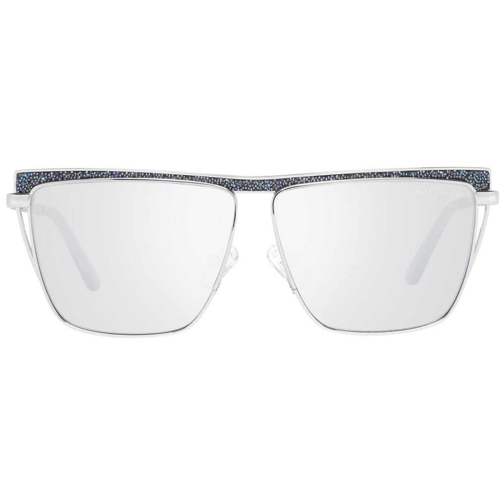 Marciano by Guess Silberne Frauen-Sonnenbrille