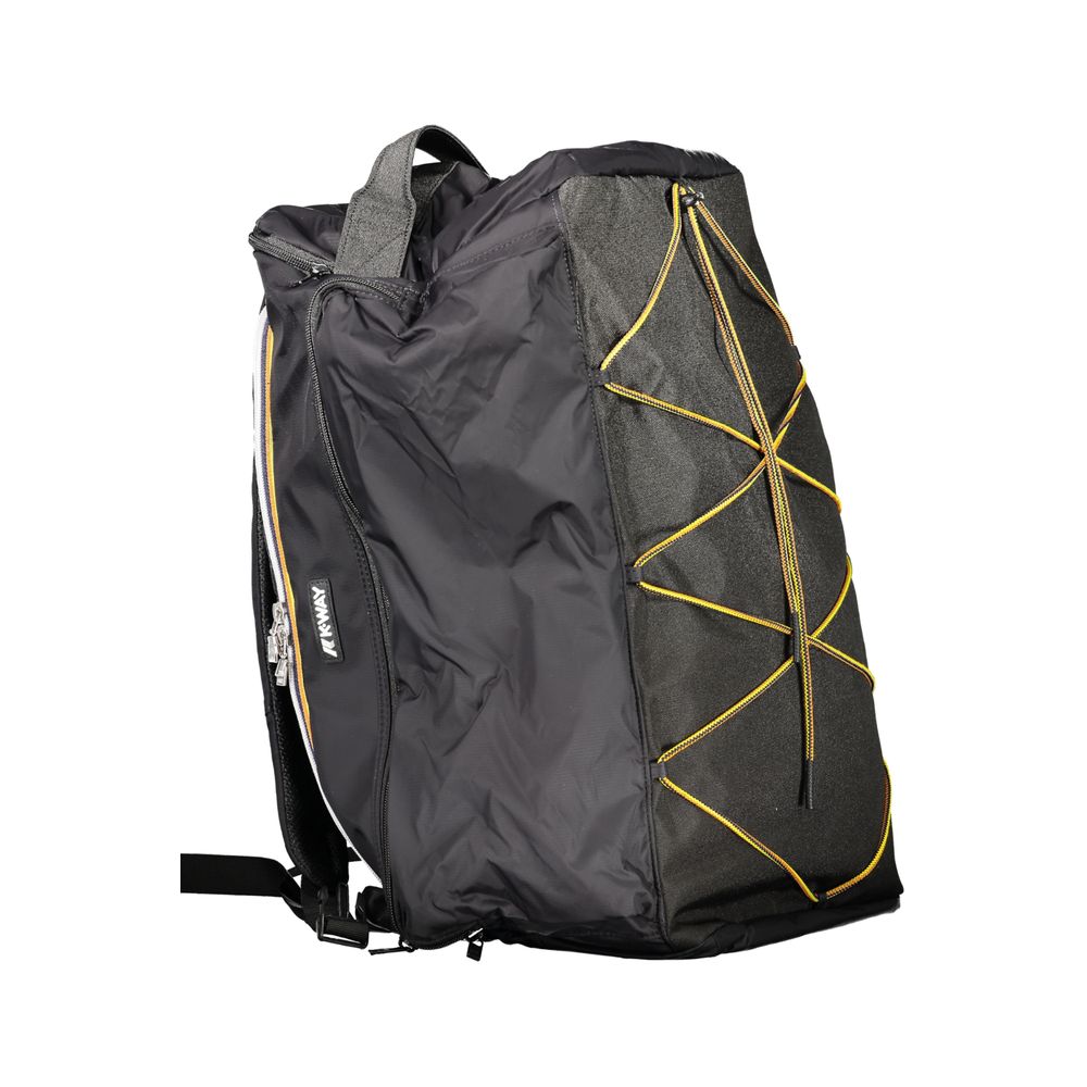 K-WAY Schwarzer Polyester-Rucksack