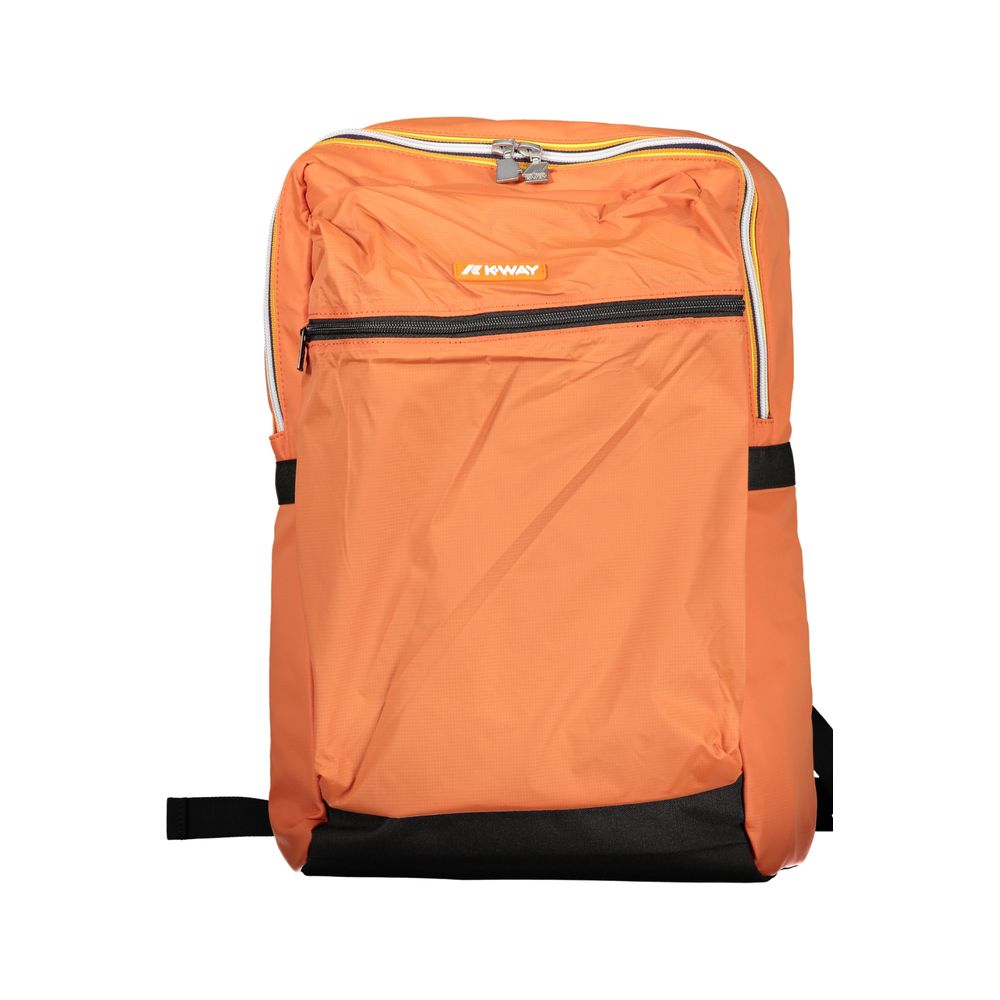 K-WAY Orangefarbener Polyester-Rucksack