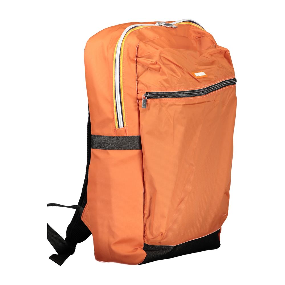 K-WAY Orangefarbener Polyester-Rucksack