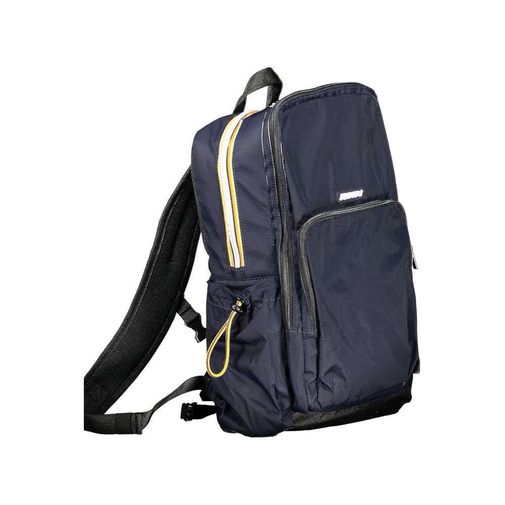 K-WAY Blauer Polyamid-Rucksack