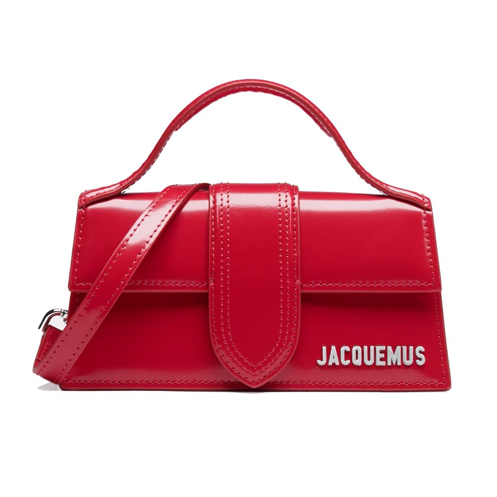 Jacquemus Rote Leder Crossbody Tasche