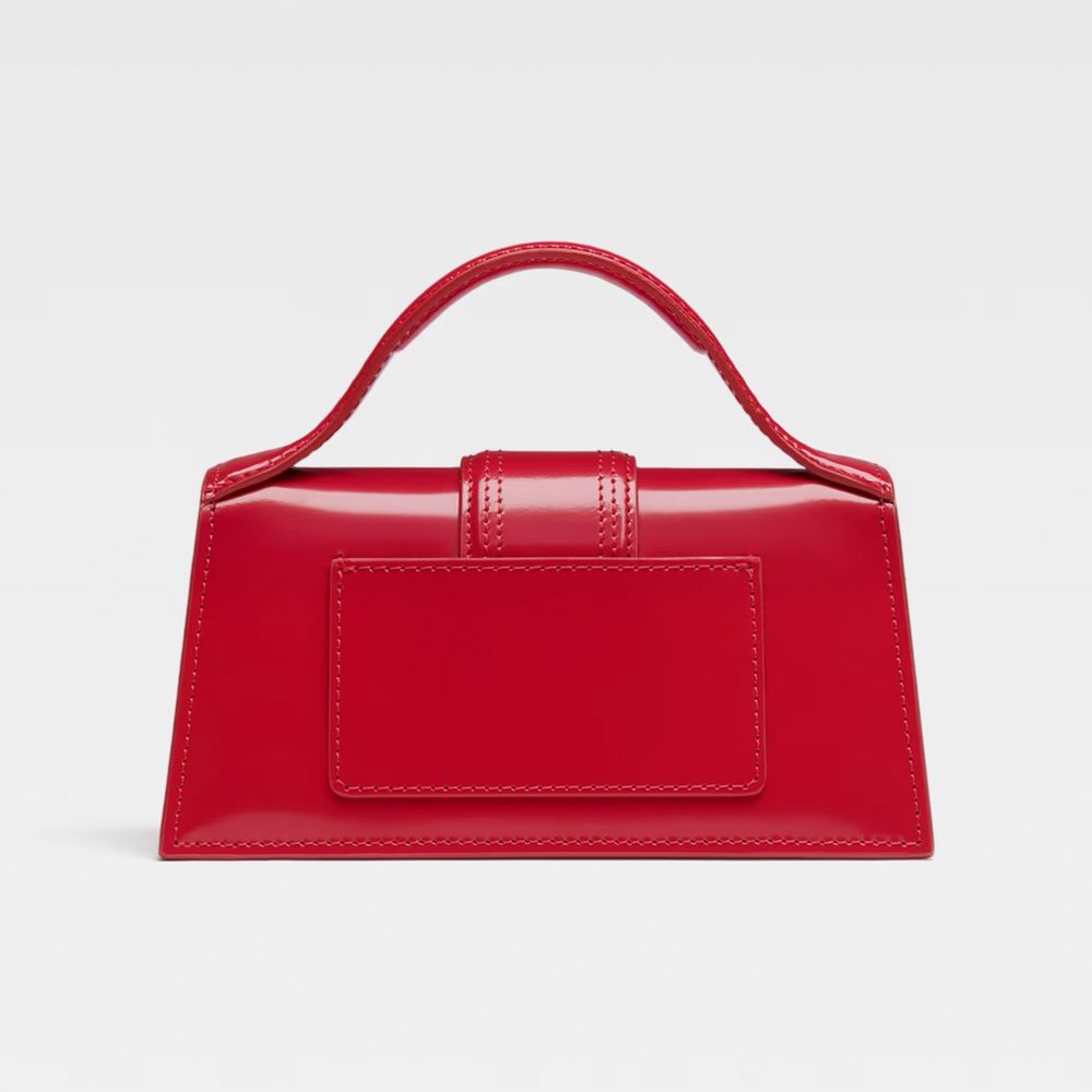 Jacquemus Rote Leder Crossbody Tasche