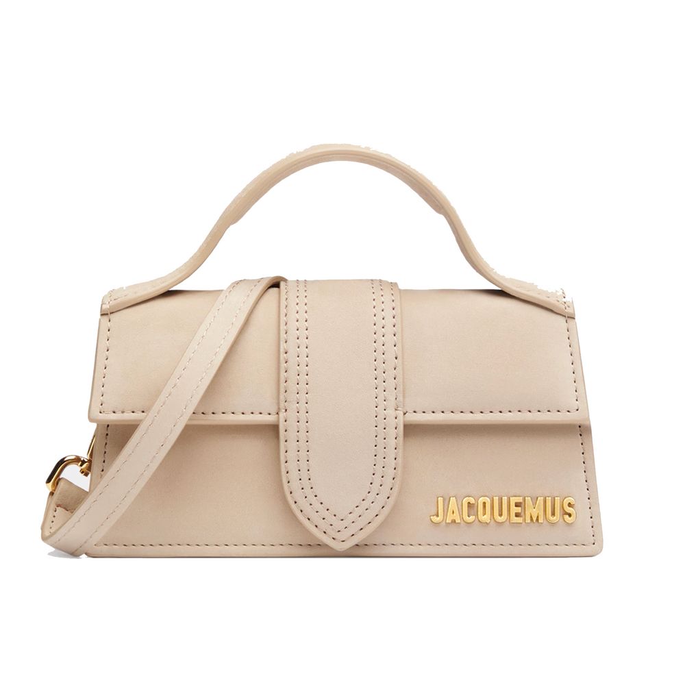 Jacquemus Beige Leder Crossbody Tasche