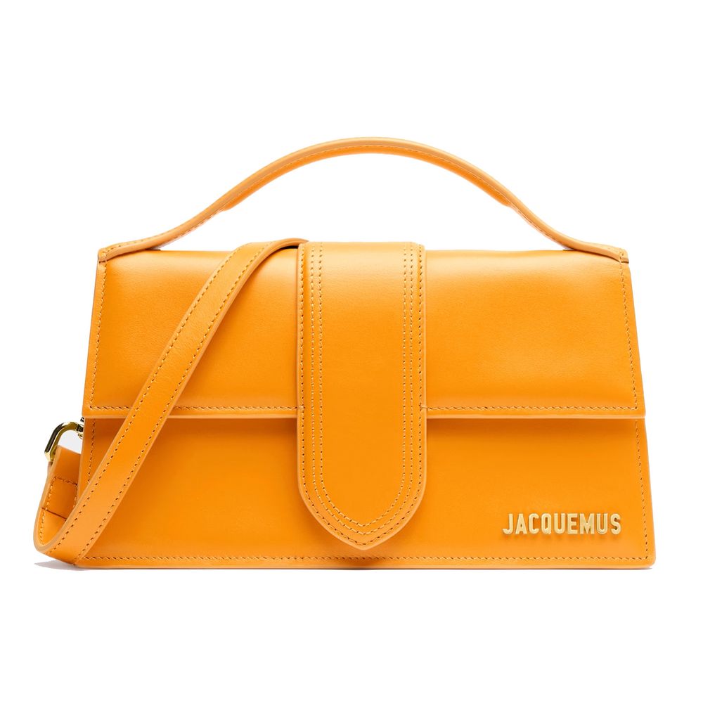 Jacquemus Orangefarbene Leder-Crossbody-Tasche