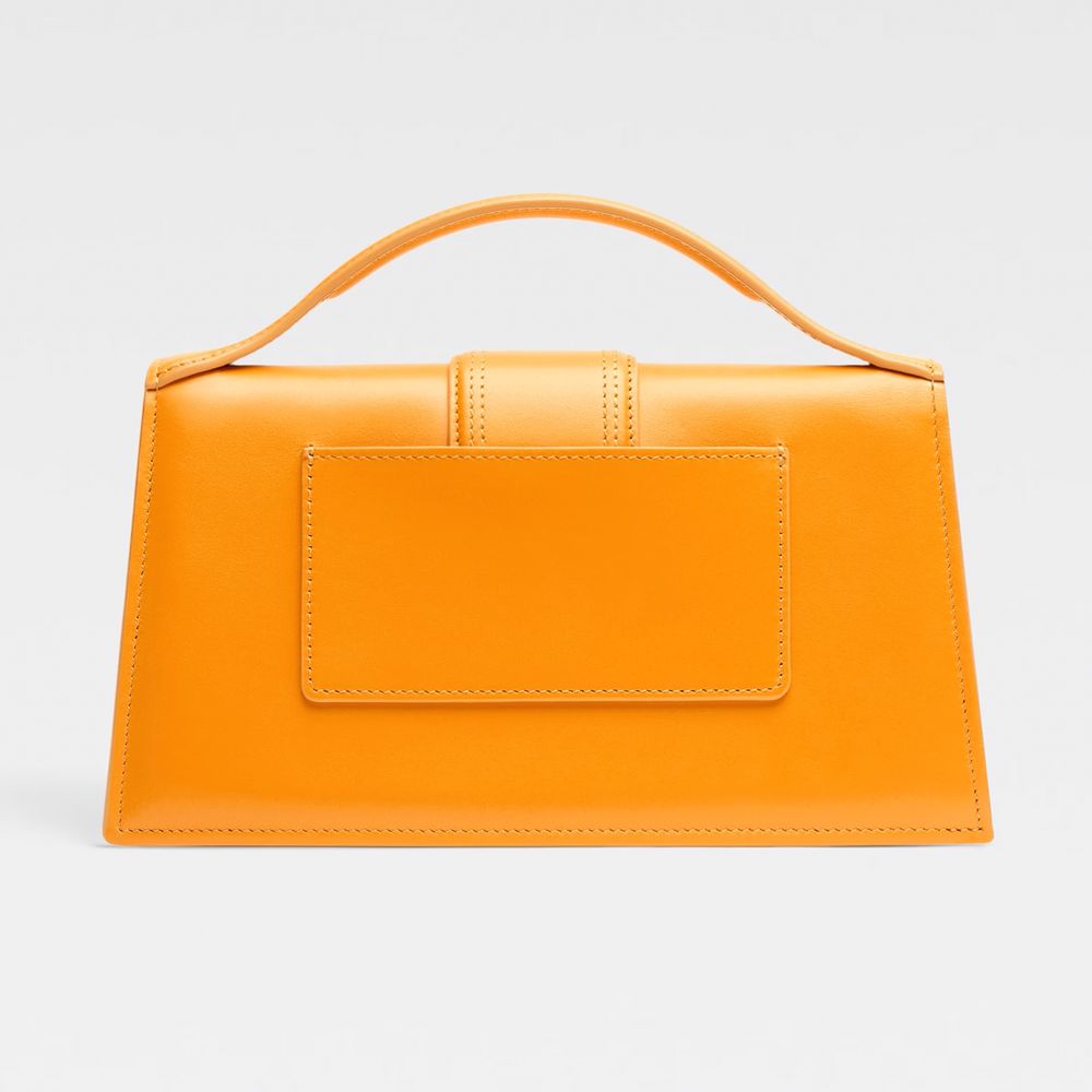 Jacquemus Orangefarbene Leder-Crossbody-Tasche