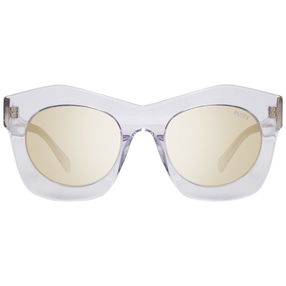 Emilio Pucci Transparente Frauen-Sonnenbrille