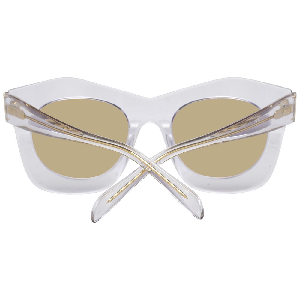 Emilio Pucci Transparente Frauen-Sonnenbrille