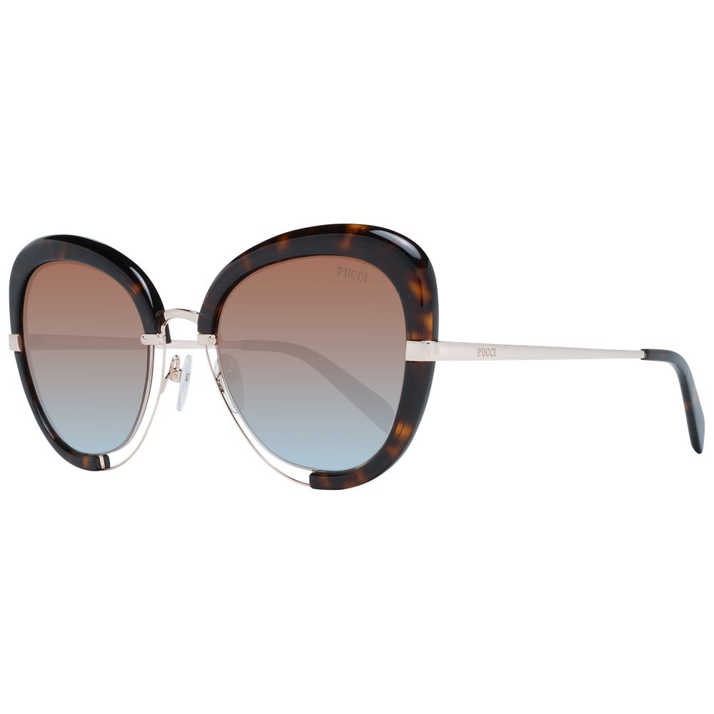 Emilio Pucci Braune Frauen Sonnenbrille