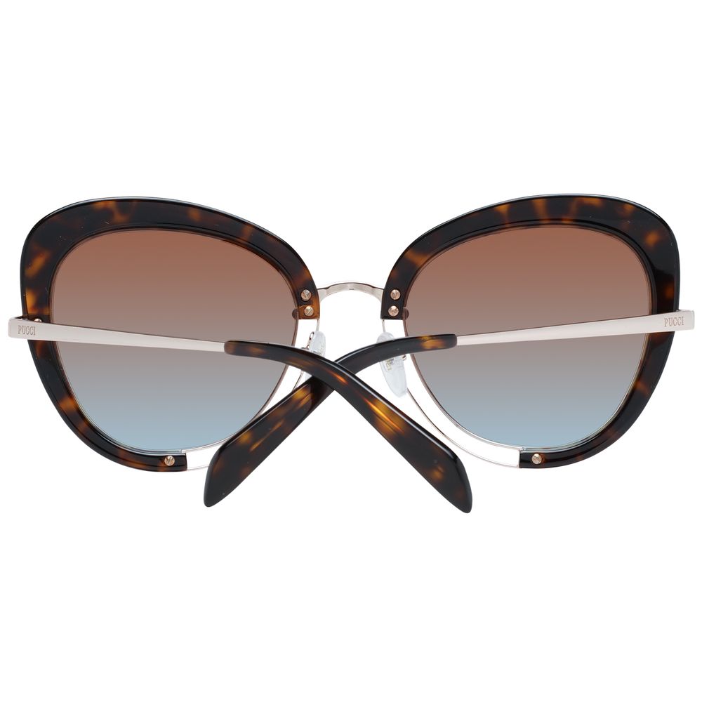 Emilio Pucci Braune Frauen Sonnenbrille